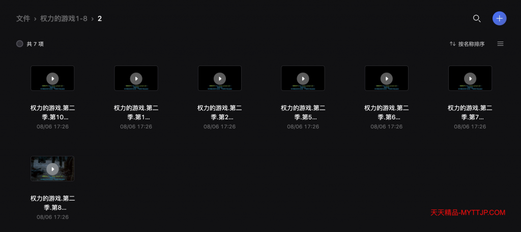 《权利的游戏系列》未删减版全集(1-8)双语4K/1080P高清双语