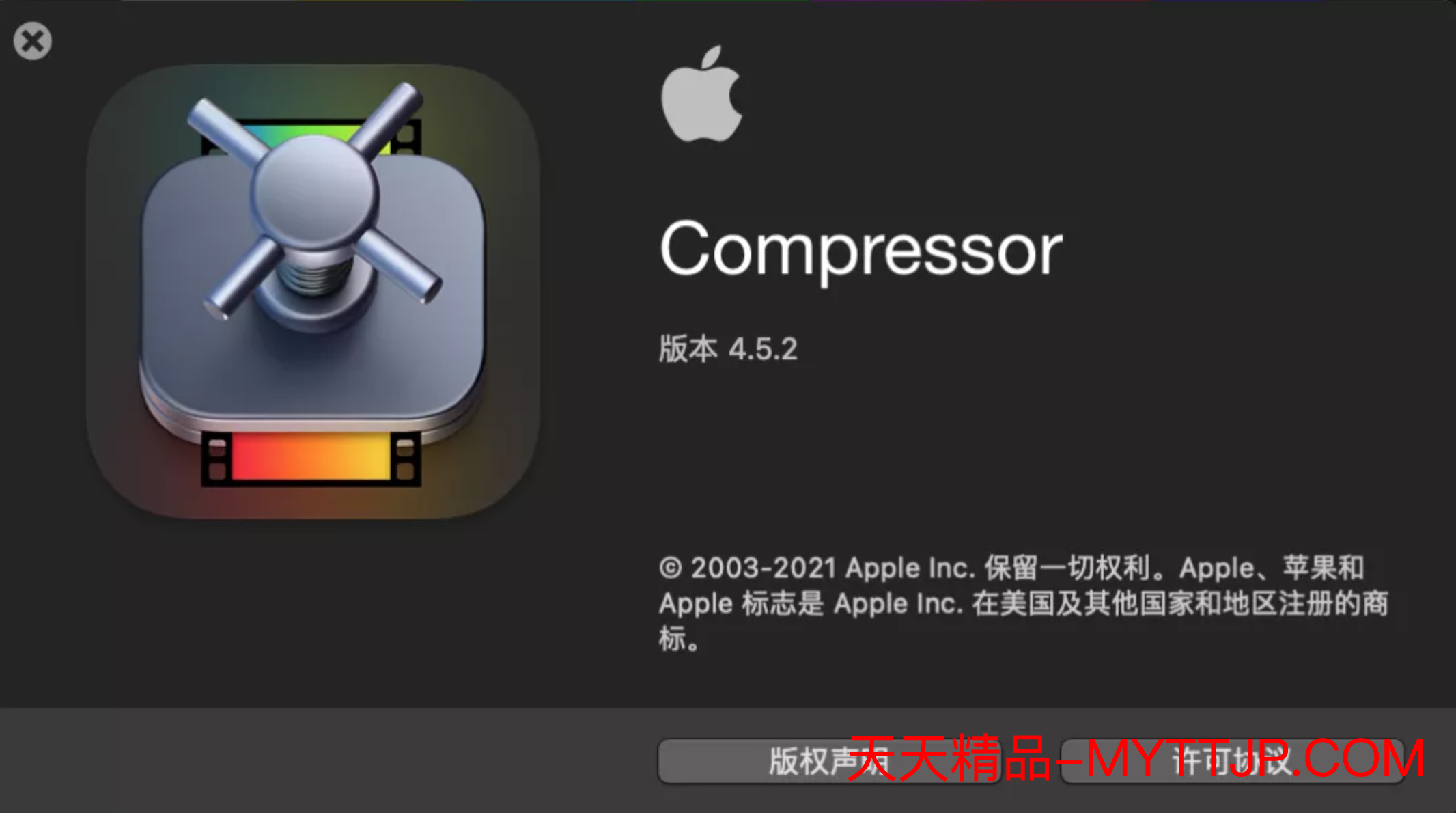 苹果官方出品视频解码格式转换工具 Compressor[dmg,335MB,兼容Big Sur]百度云网盘下载